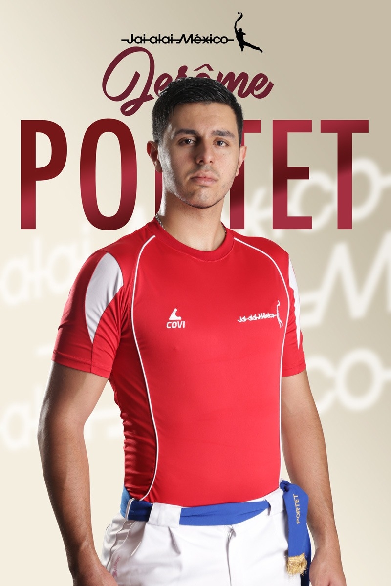 Jerôme Portet en Jai alai México Jerôme Portet en Jai alai México