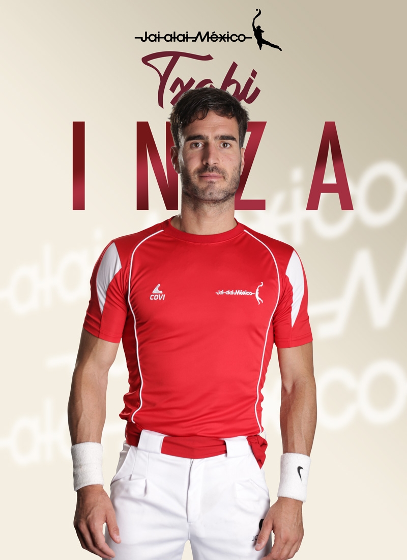 Txabi Inza en Jai alai México Txabi Inza en Jai alai México