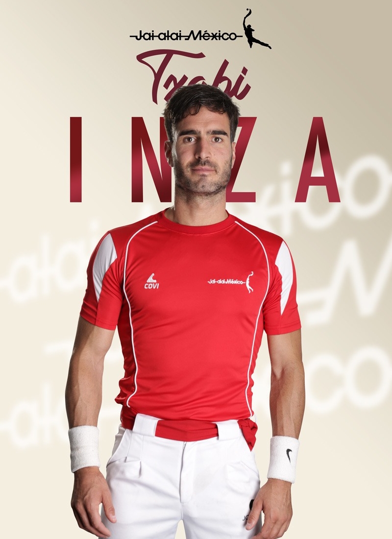 Txabi Inza en Jai alai México Txabi Inza en Jai alai México