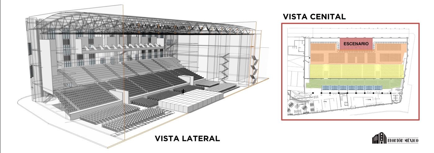 Frontón México para espectáculos